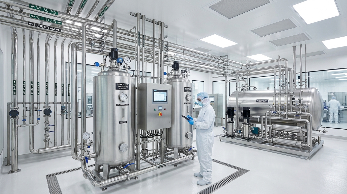 Pharmaceutical Clean Steam & HVAC Heat Pump Integration