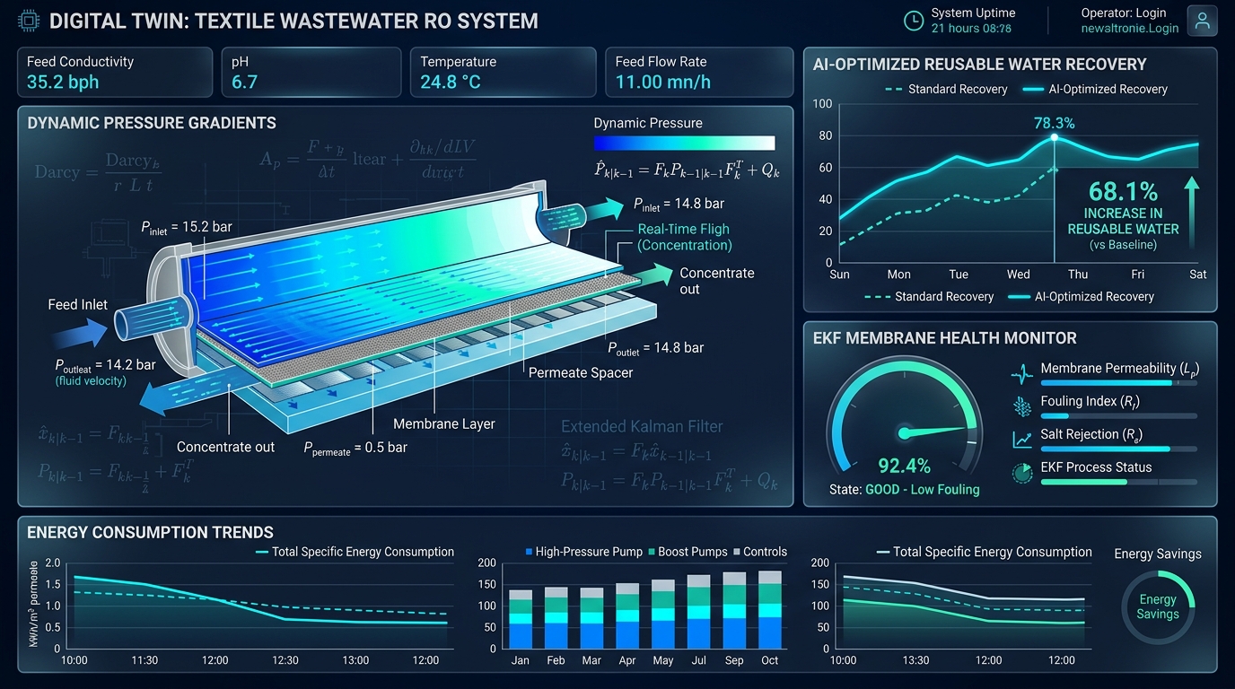 WaterTwin AI: Predicting Membrane Fouling to Optimize Industrial Wastewater Reuse